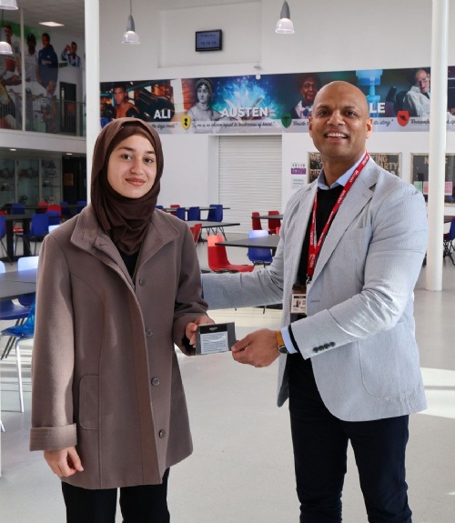 Shahed Wins Prize at Basildon Skills Show