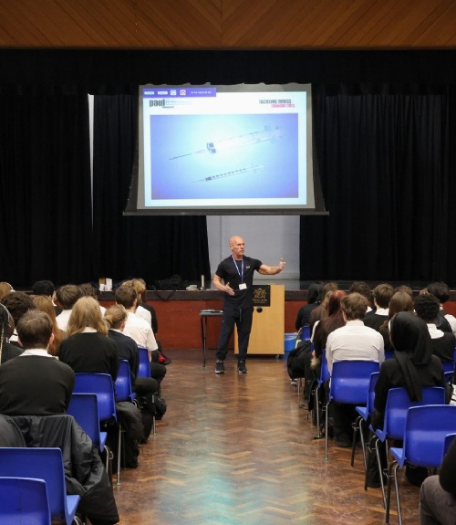 Inspiring Visit from Paul Hannaford